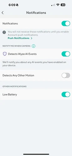 AI notifications